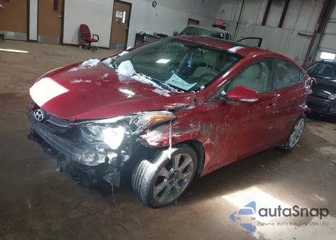 2012 Hyundai Elantra Limited (Ulsan Plant) z USA, uszkodzony, nr VIN KMHDH4AE6CU492070